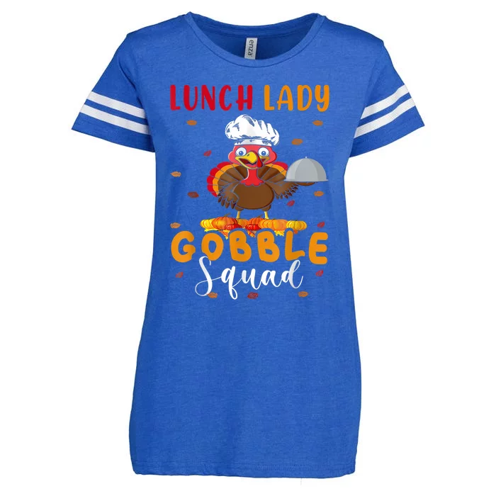 Lunch Lady Gobble Squal Enza Ladies Jersey Football T-Shirt