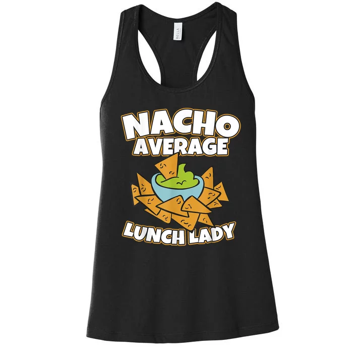 Lunch Lady Gifts Cafeteria Worker School Lunch Ladies Women's Racerback Tank