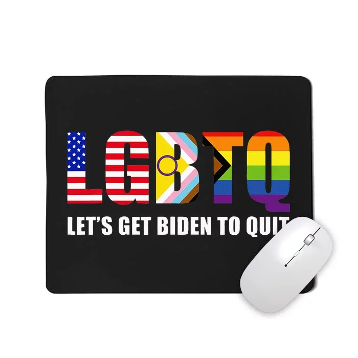 Lgbtq Lets Get Biden To Quite Mousepad