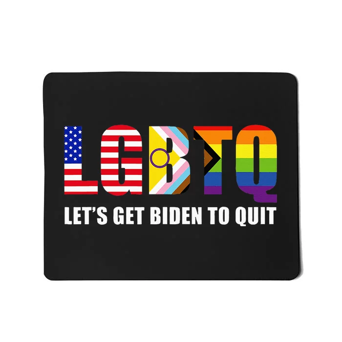 Lgbtq Lets Get Biden To Quite Mousepad