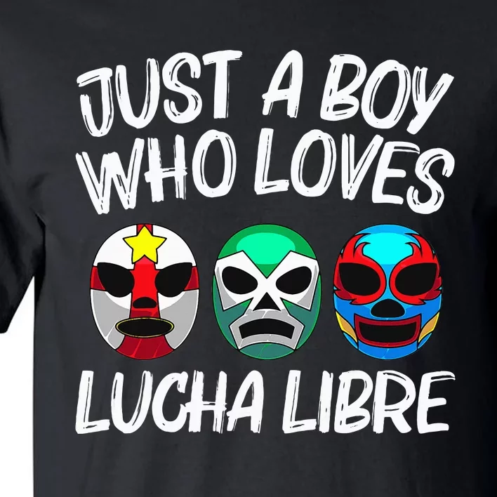 L.U.C.H.A L.I.B.R.E Gift Mexican Wrestling Mask Tall T-Shirt