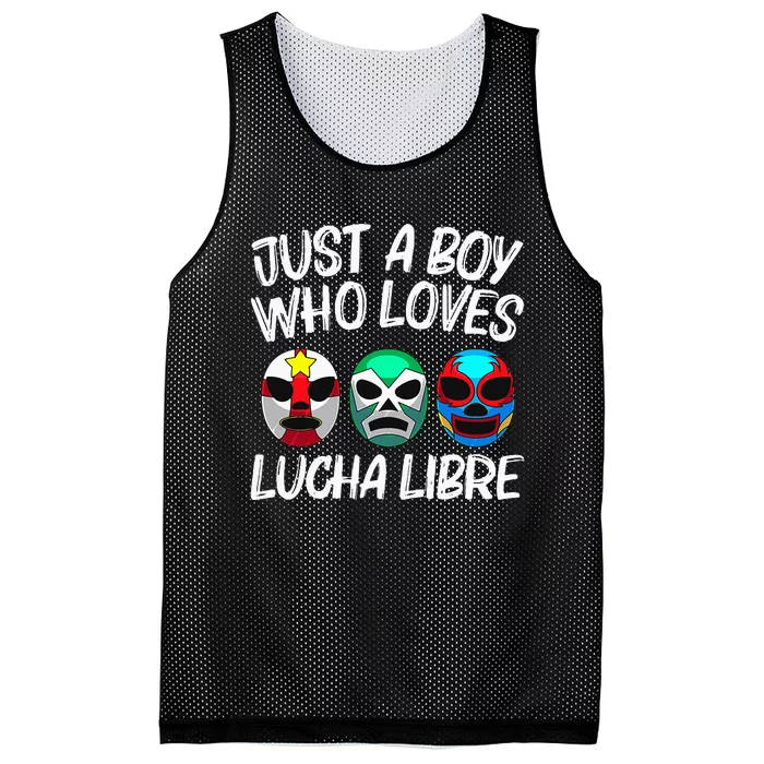 L.U.C.H.A L.I.B.R.E Gift Mexican Wrestling Mask Mesh Reversible Basketball Jersey Tank