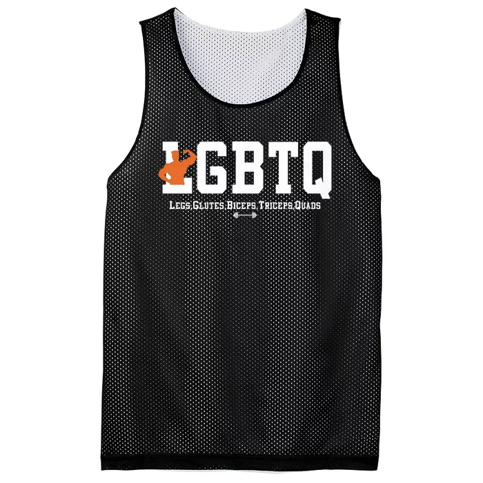 Lgbtq Legs Glutes Biceps Triceps Quads Mesh Reversible Basketball Jersey Tank