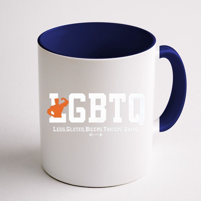 Lgbtq Legs Glutes Biceps Triceps Quads Front & Back Coffee Mug