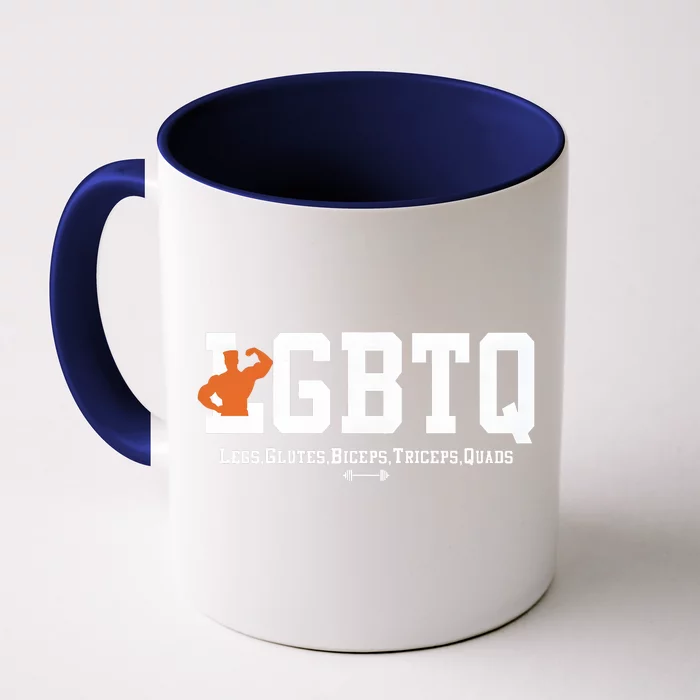 Lgbtq Legs Glutes Biceps Triceps Quads Front & Back Coffee Mug