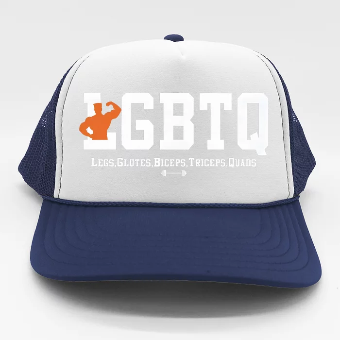 Lgbtq Legs Glutes Biceps Triceps Quads Trucker Hat