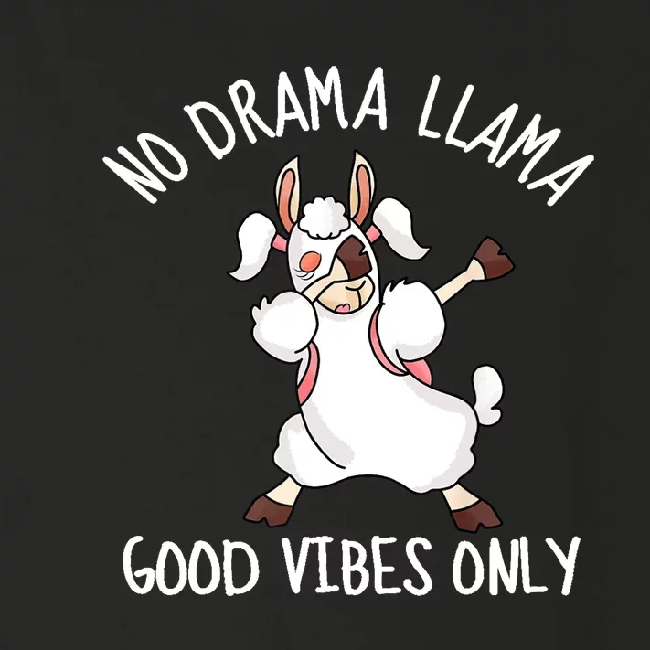 Llama Love Good Vibes Dabbing School Girl Teens Gift Toddler Long Sleeve Shirt