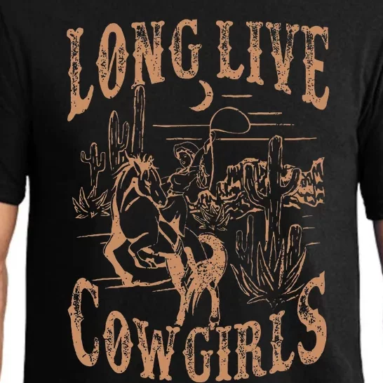 Long Live Howdy Rodeo Western Country Southern Cowgirls Pajama Set