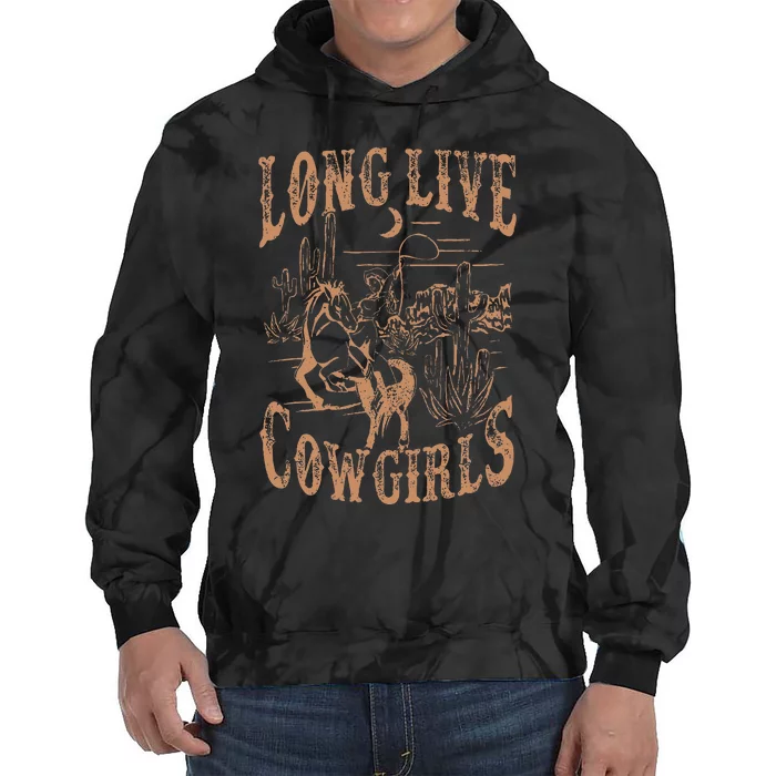 Long Live Howdy Rodeo Western Country Southern Cowgirls Tie Dye Hoodie