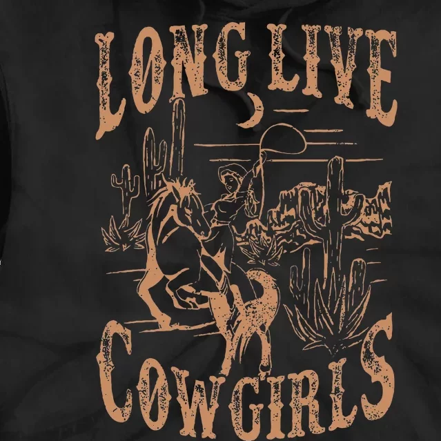 Long Live Howdy Rodeo Western Country Southern Cowgirls Tie Dye Hoodie