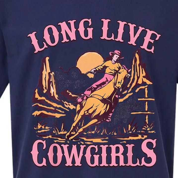 Long Live Howdy Rodeo Western Country Southern Cowgirls Sueded Cloud Jersey T-Shirt