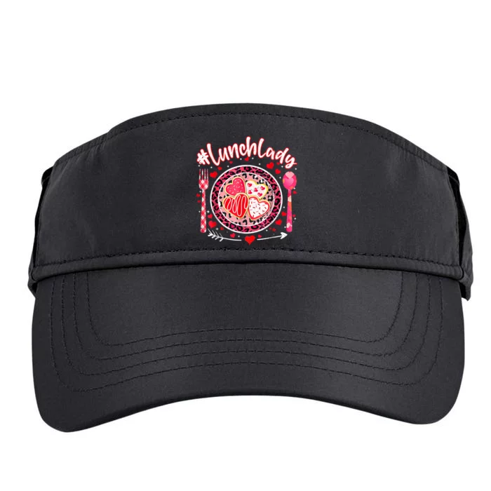 Lunch Lady Happy ValentineS Day Cafeteria Worker Adult Drive Performance Visor