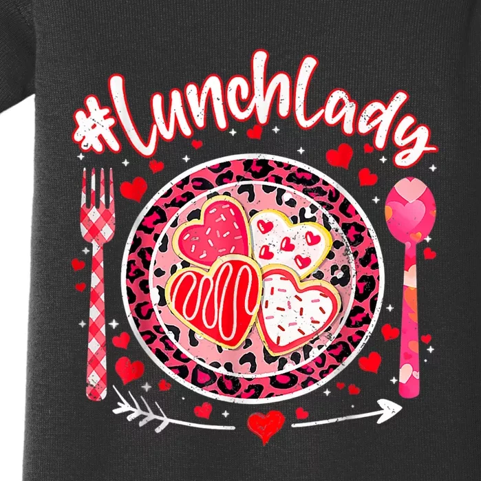 Lunch Lady Happy ValentineS Day Cafeteria Worker Baby Bodysuit