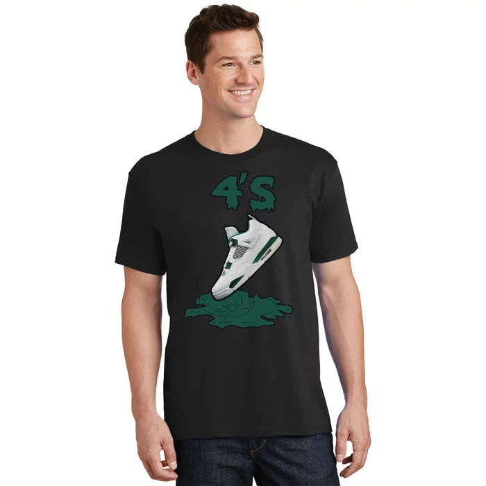 Lover Loser Hustles Dripping Matching Oxidized Green 4s T-Shirt