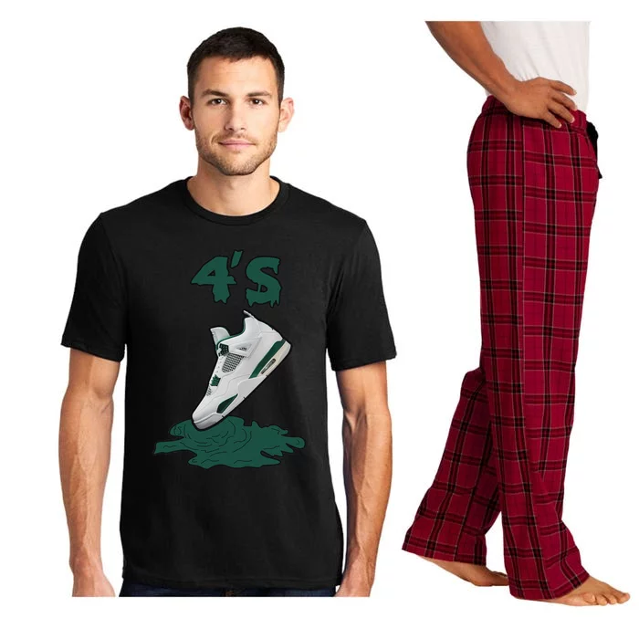 Lover Loser Hustles Dripping Matching Oxidized Green 4s Pajama Set