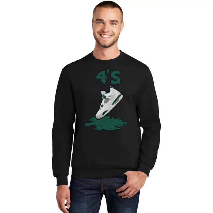 Lover Loser Hustles Dripping Matching Oxidized Green 4s Tall Sweatshirt