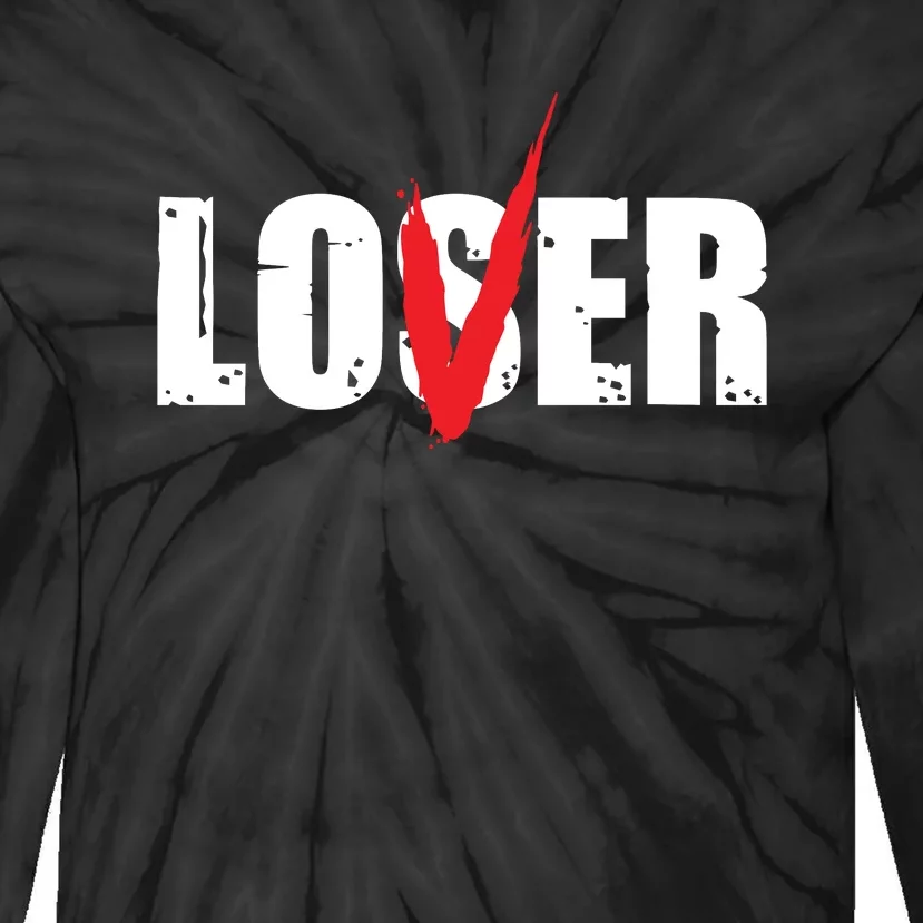 Lover Loser Horror Club Halloween Costume Tie-Dye Long Sleeve Shirt