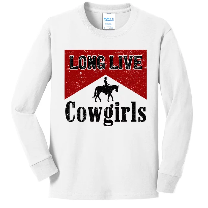 Long Live Howdy Rodeo Western Country Southern Kids Long Sleeve Shirt