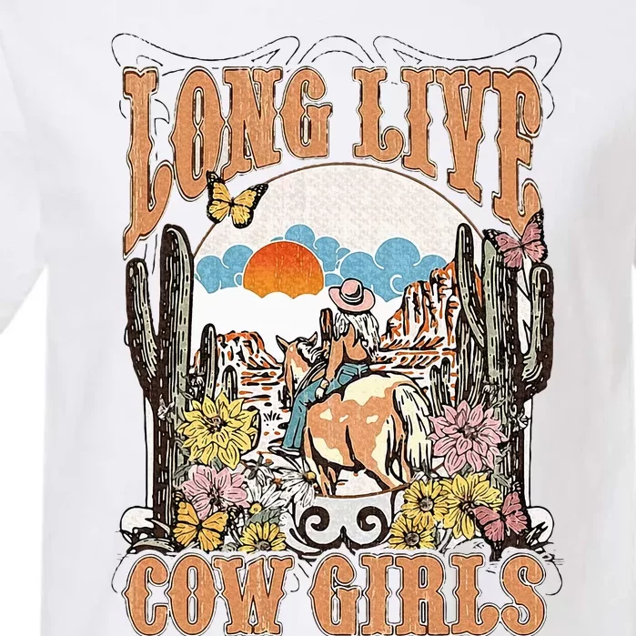 Long Live Howdy Rodeo Western Country Southern Cowgirls Garment-Dyed Heavyweight T-Shirt