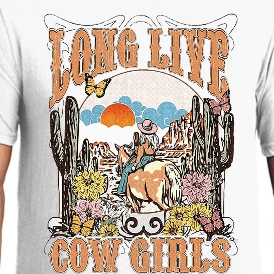 Long Live Howdy Rodeo Western Country Southern Cowgirls Pajama Set