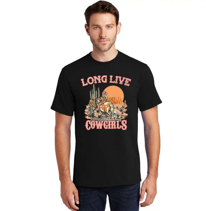 Long Live Howdy Rodeo Western Country Southern Cow Wo Tall T-Shirt