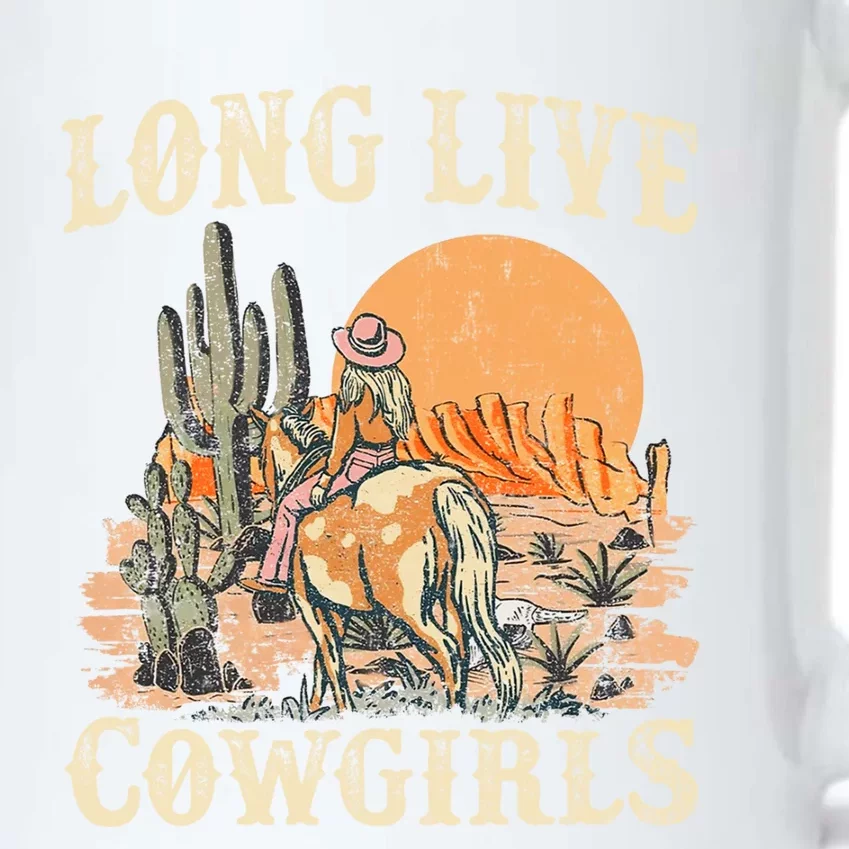 Long Live Howdy Rodeo Western Country Funny Cow Graphic Gift Black Color Changing Mug