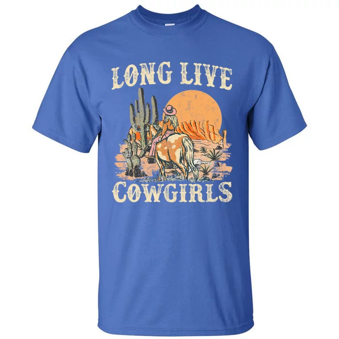 Long Live Howdy Rodeo Western Country Funny Cow Graphic Gift Tall T-Shirt