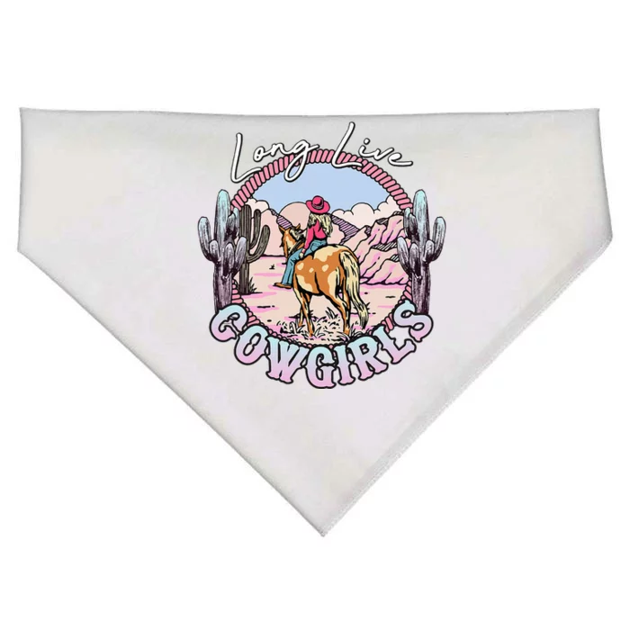 Long Live Howdy Rodeo Western Country Southern USA-Made Doggie Bandana