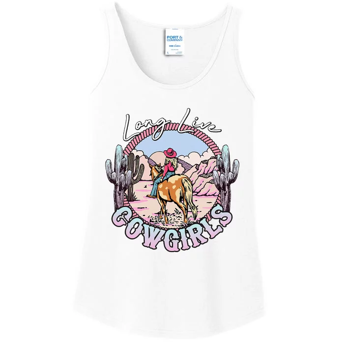 Long Live Howdy Rodeo Western Country Southern Ladies Essential Tank