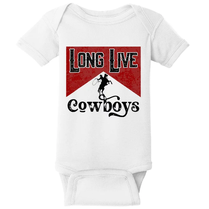 Long Live Howdy Rodeo Western Country Southern Cowboys Baby Bodysuit