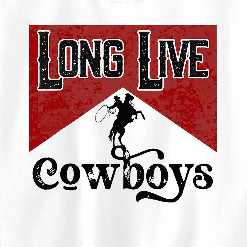 Long Live Howdy Rodeo Western Country Southern Cowboys Kids Sweatshirt