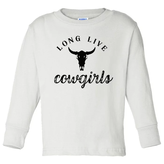 Long Live Howdy Rodeo Western Country Southern Toddler Long Sleeve Shirt