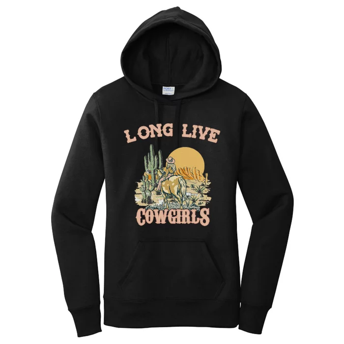 Long Live Howdy Rodeo Western Country Southern Cow Women's Pullover Hoodie