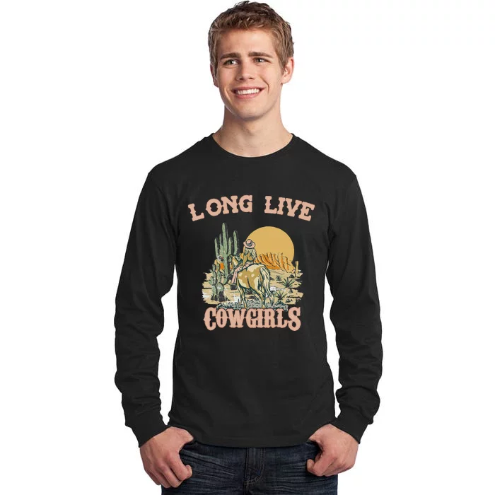 Long Live Howdy Rodeo Western Country Southern Cow Tall Long Sleeve T-Shirt