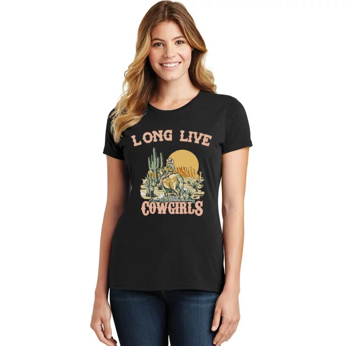 Long Live Howdy Rodeo Western Country Southern Cow Women's T-Shirt