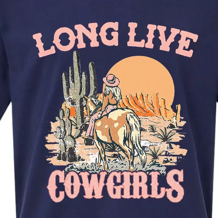 Long Live Howdy Rodeo Western Country Southern Cowgirls Sueded Cloud Jersey T-Shirt