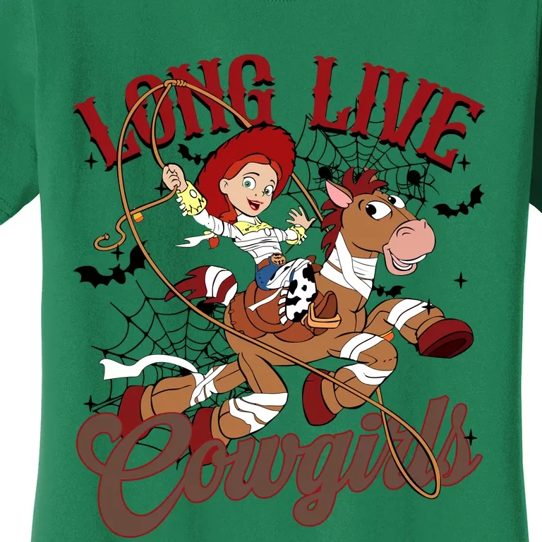 Long Live Halloween Cowgirls Jessie And Bullseye Women's T-Shirt