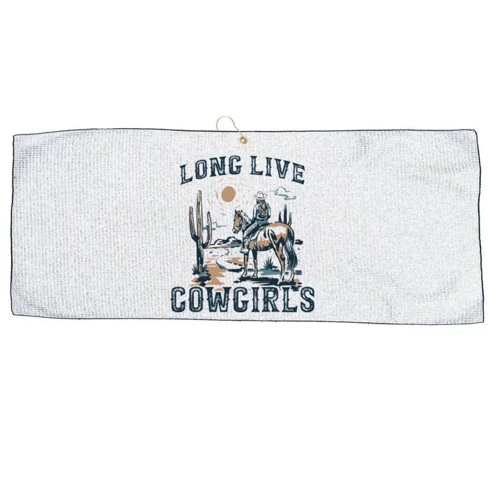 Long Live Howdy Rodeo Western Country Southern Cowgirls Large Microfiber Waffle Golf Towel