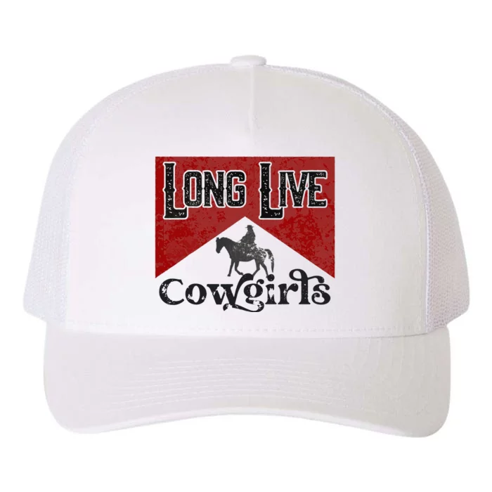 Long Live Howdy Rodeo Western Country Southern Cow Yupoong Adult 5-Panel Trucker Hat