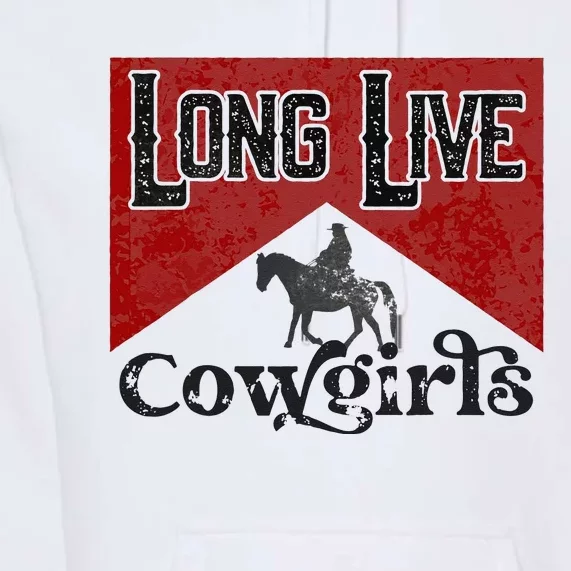 Long Live Howdy Rodeo Western Country Southern Cow Premium Hoodie