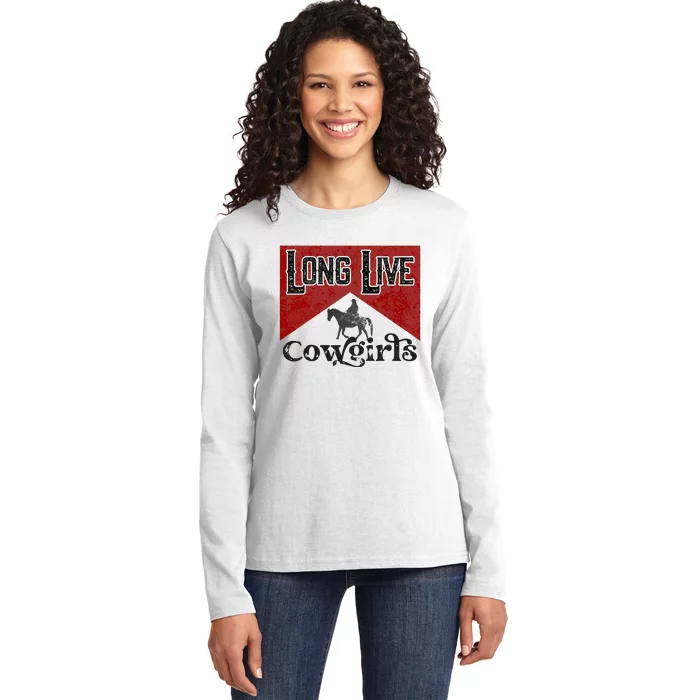 Long Live Howdy Rodeo Western Country Southern Cow Ladies Long Sleeve Shirt