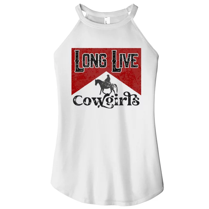 Long Live Howdy Rodeo Western Country Southern Cow Women’s Perfect Tri Rocker Tank