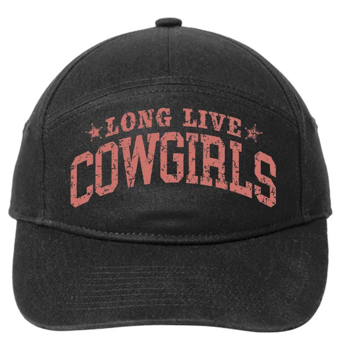 Long Live Howdy Rodeo Western Country Southern Cowgirls 7-Panel Snapback Hat