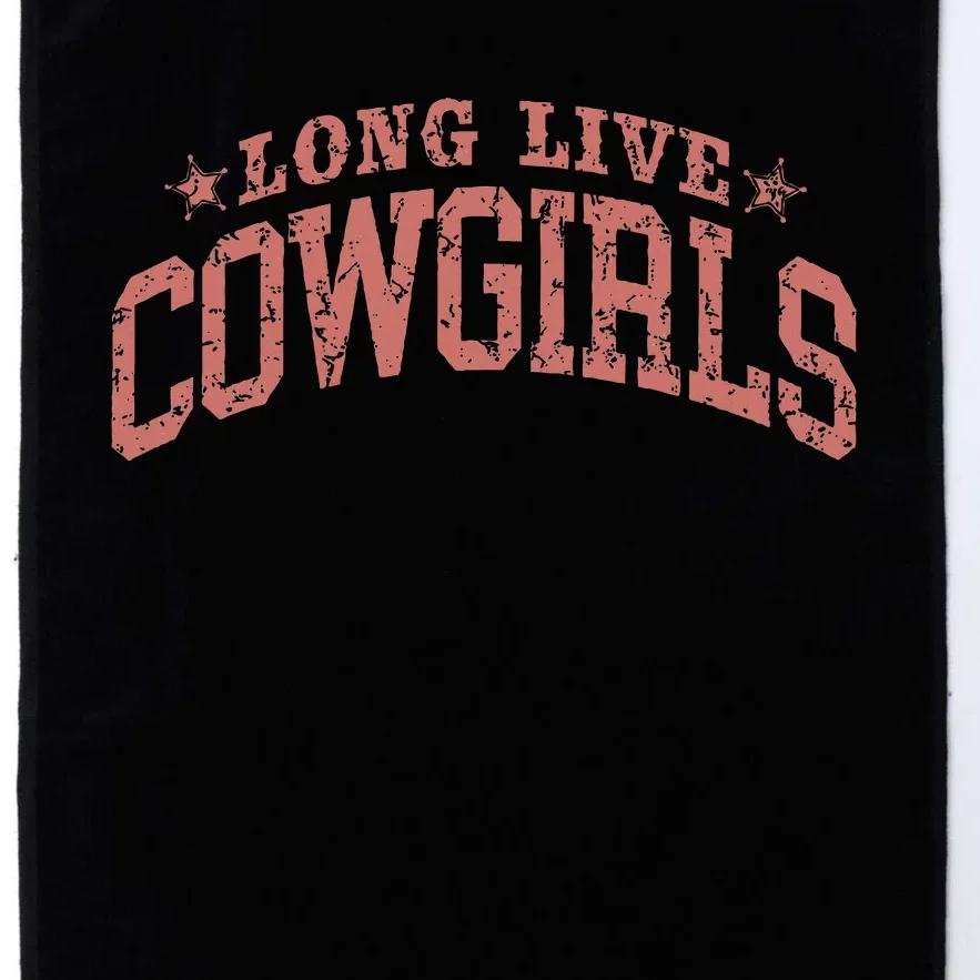 Long Live Howdy Rodeo Western Country Southern Cowgirls Platinum Collection Golf Towel