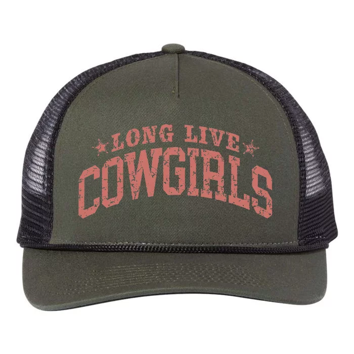 Long Live Howdy Rodeo Western Country Southern Cowgirls Retro Rope Trucker Hat Cap