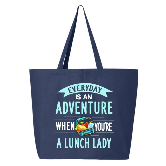 Lunch Lady Holiday Gift School Cafeteria Worker 25L Jumbo Tote