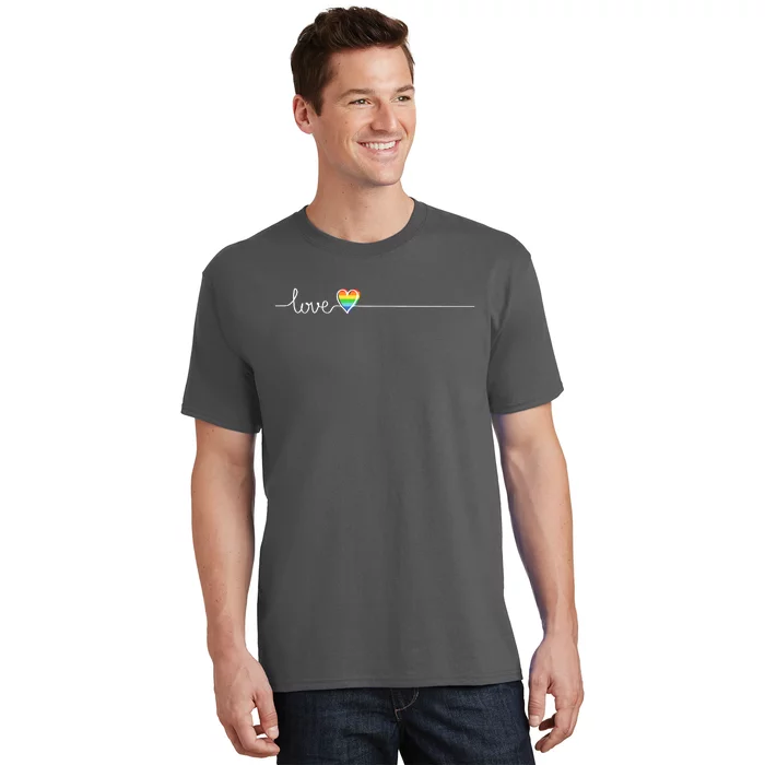 Love LGBTQ Heartbeat T-Shirt