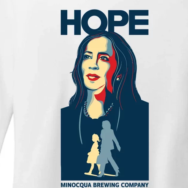 Laura Loomer Hope Kamala Harris Minocqua Brewing Company Womens CVC Long Sleeve Shirt