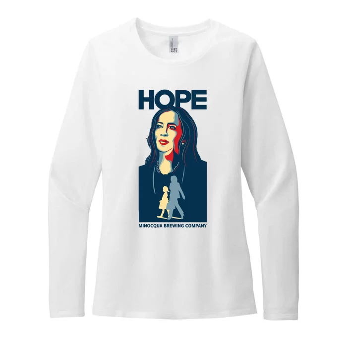 Laura Loomer Hope Kamala Harris Minocqua Brewing Company Womens CVC Long Sleeve Shirt