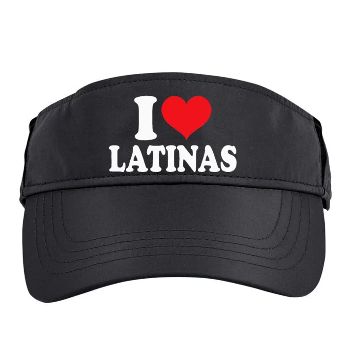 Latinas Love Heart shaped Latin Pride Design Adult Drive Performance Visor